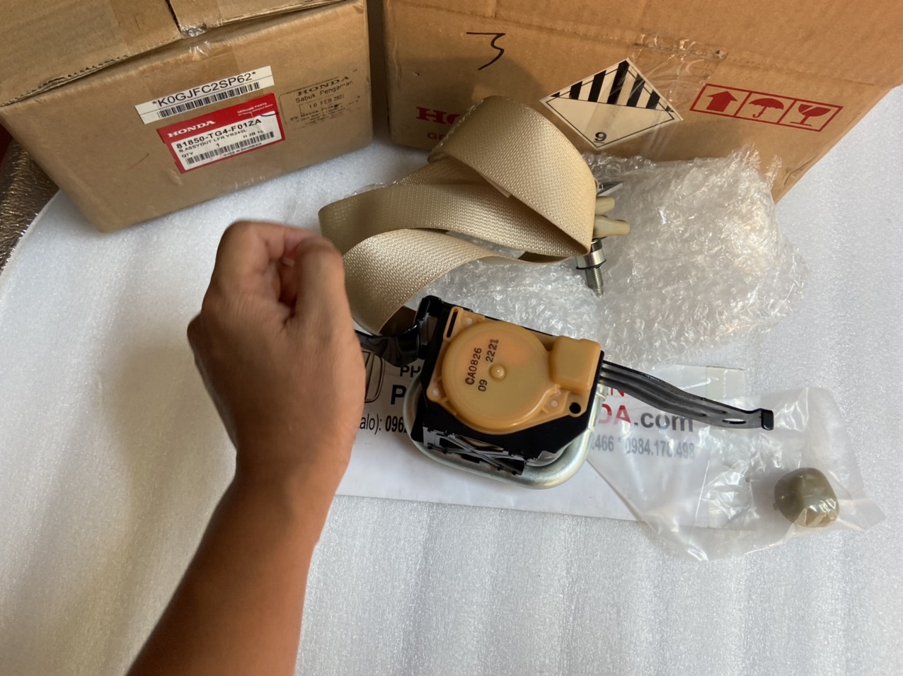 Dây đai an toàn ghế trước xe Honda CRV 2013-2017